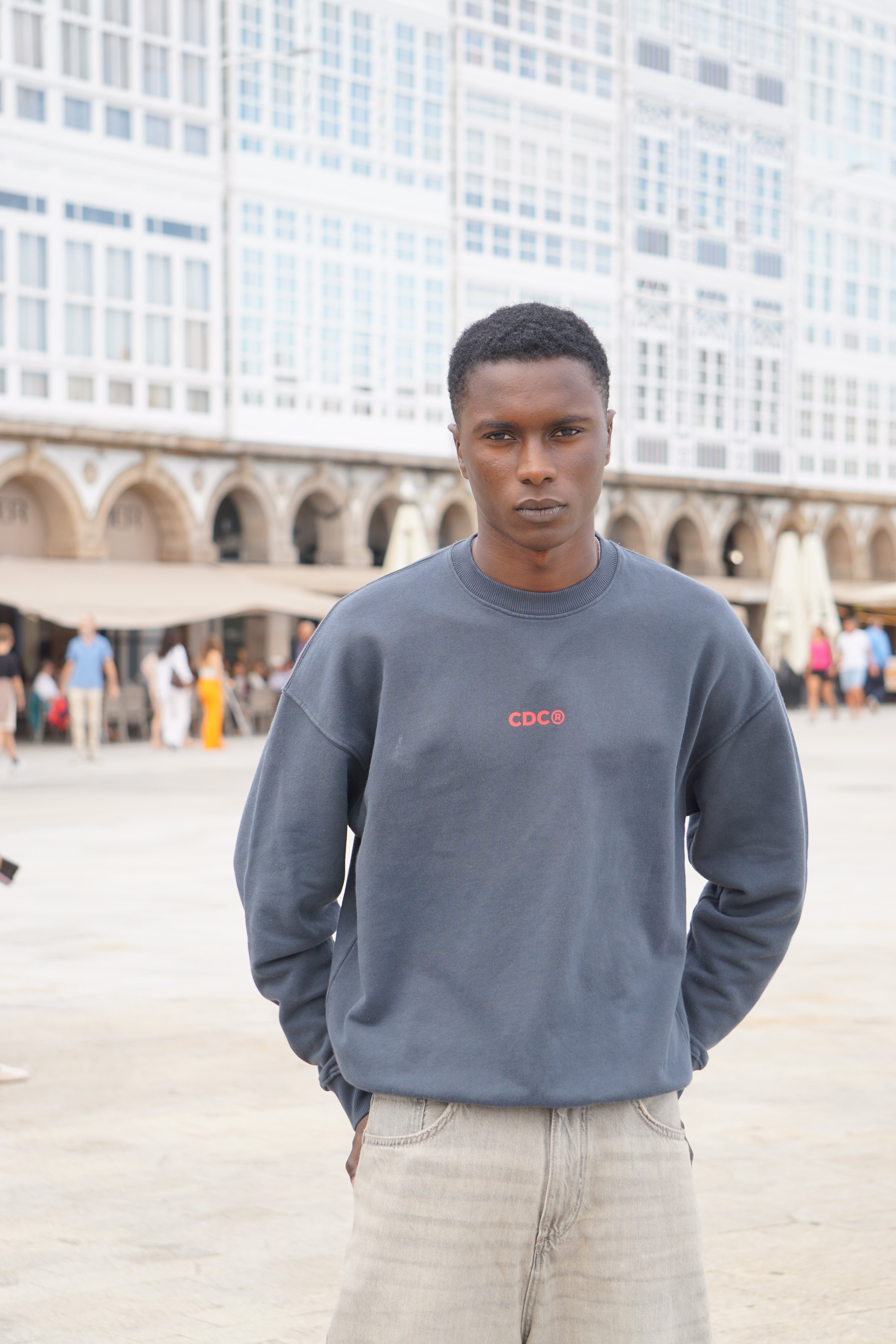 SUDADERA ANTRACITA/QUISQUILLA "NOT ONLY"